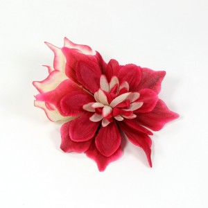 AB-110 Ansteckblume Dahlie rot-weiss, 16 cm_a